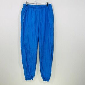 Vitg 80s/90s Sergio Tacchini Pants Men's Sz 32 Tracksuit Wind Joggers Blue Lined